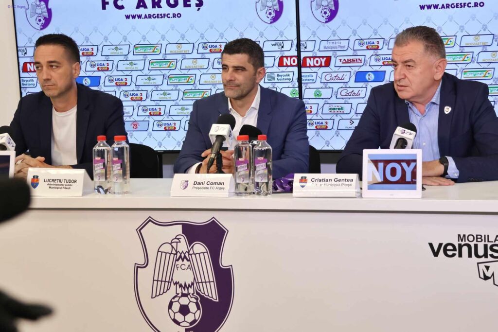 Dani Coman, prezentat oficial ca președinte al clubului FC Argeș