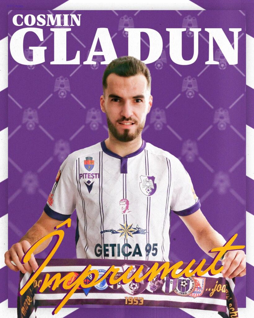 Cosmin Gladun merge împrumut la Gloria Buzău