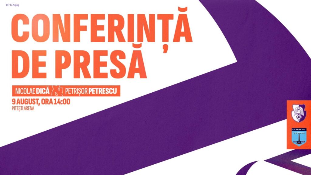 Conferința de presă – FC Argeș vs CSM Focșani