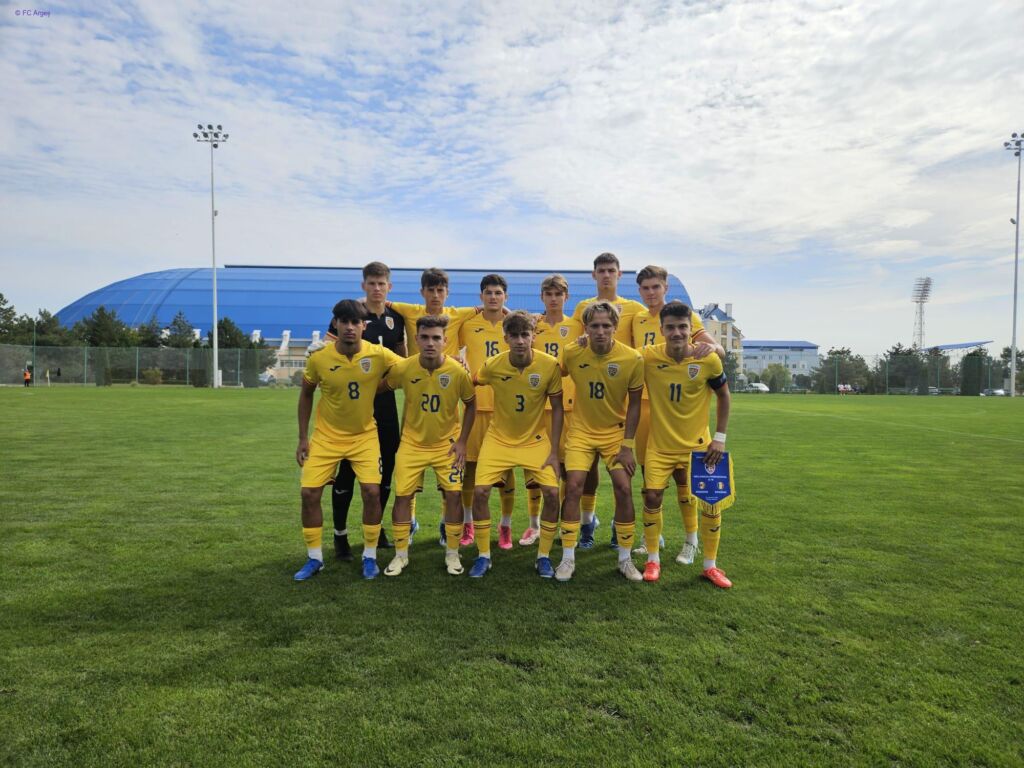 Yanis Pîrvu a purtat din nou banderola României U18