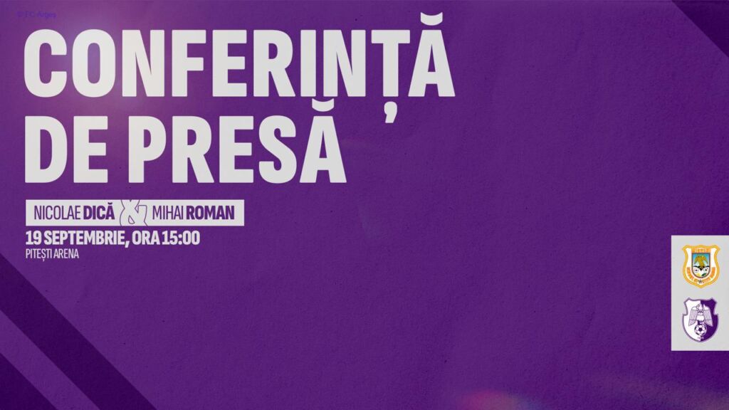 Conferința de presă – CS Mioveni vs FC Argeș