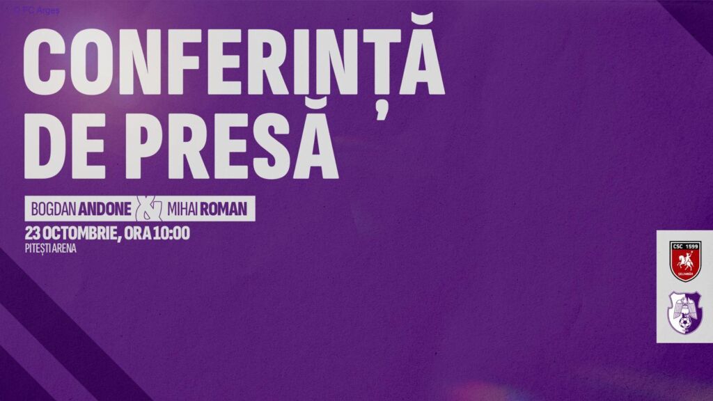 Conferința de presă – CSC Șelimbăr vs FC Argeș