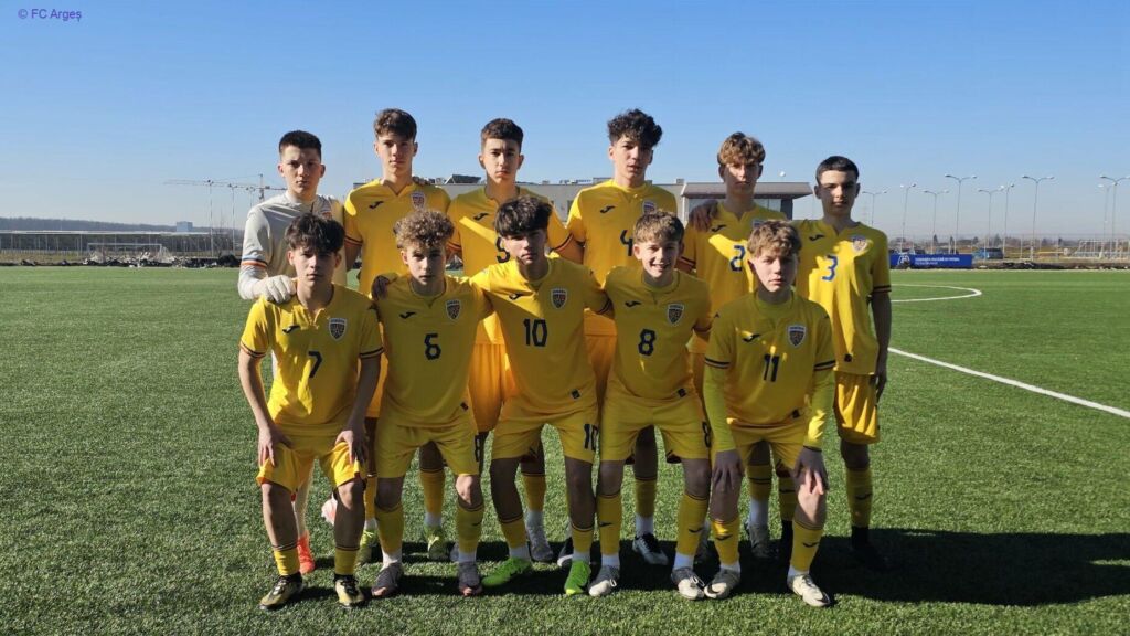David Olteanu integralist pentru România U15 în meciul cu CS Dinamo