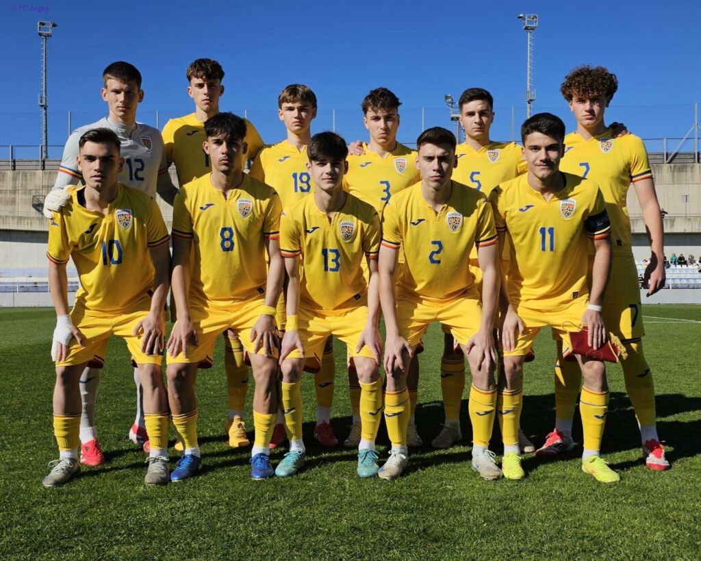 Yanis Pîrvu a fost căpitanul României U18 în victoria cu Croația