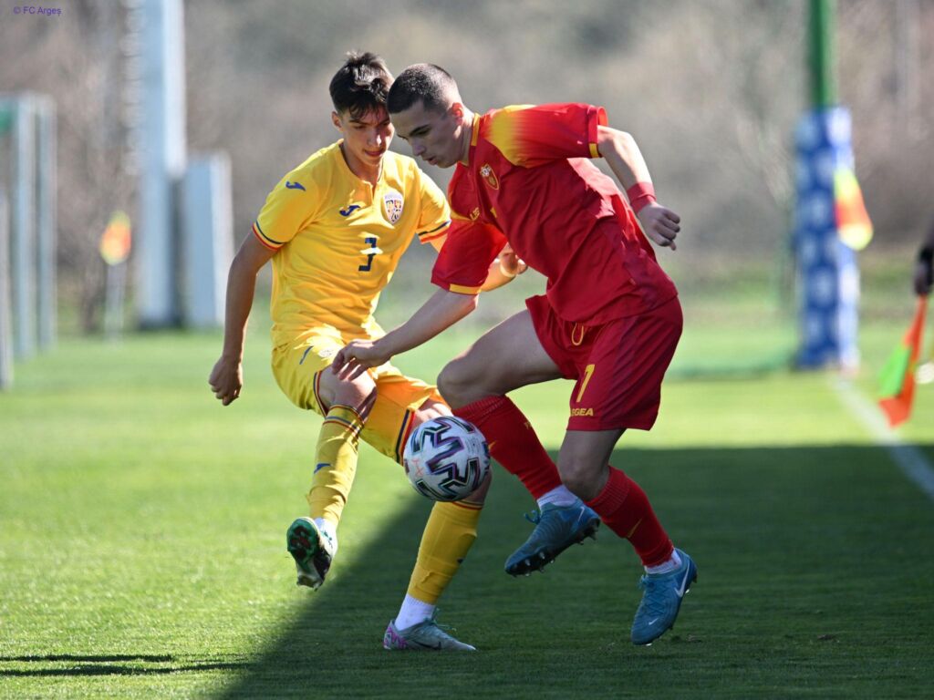 Claudiu Stancu a intrat pe finalul partidei cu Ucraina U16