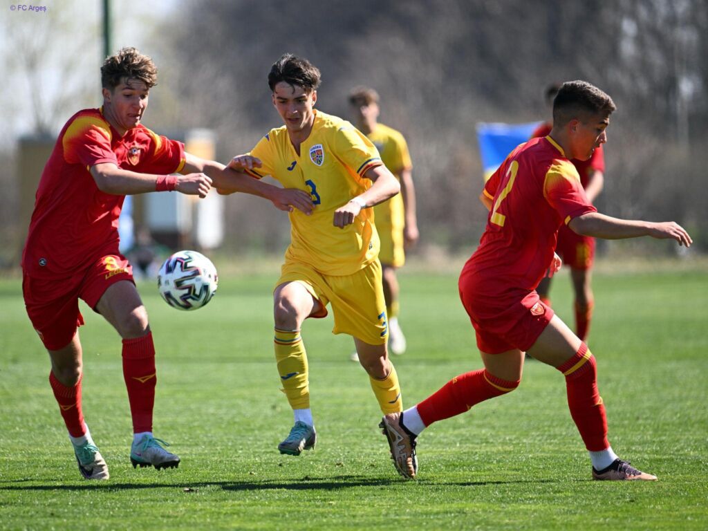 Claudiu Stancu a fost integralist în remiza României U16 cu Muntenegru