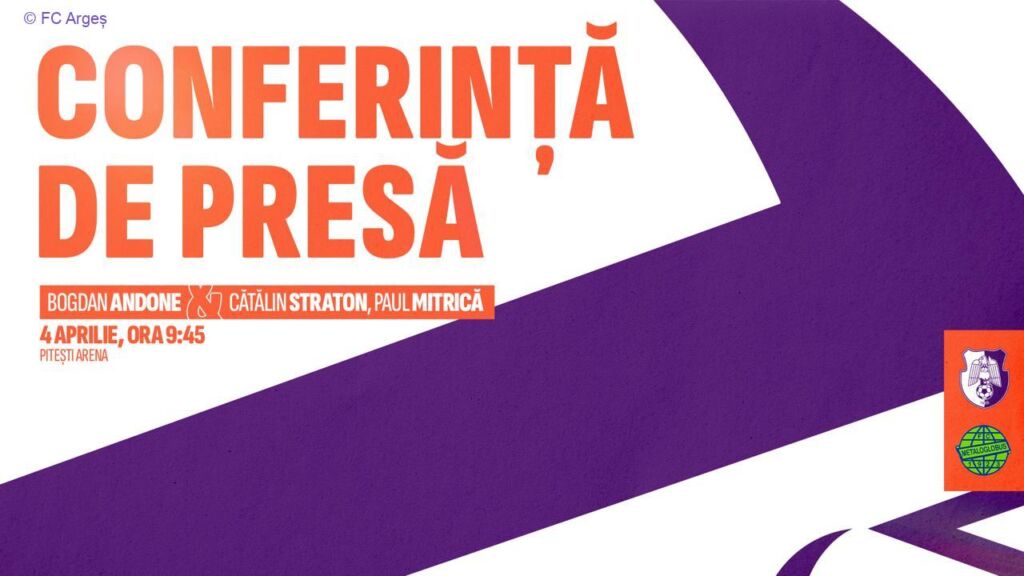 Conferința de presă – FC Argeș – Metaloglobus (Play-off)
