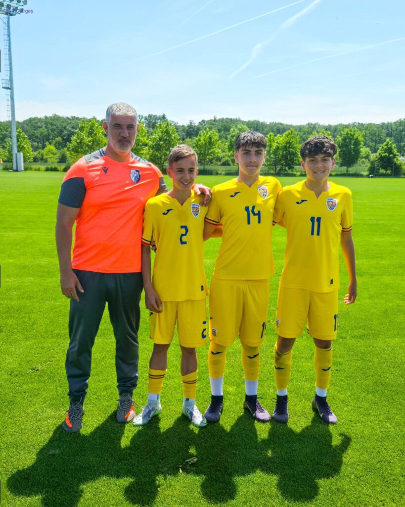 Trei fotbaliști din academie au fost la un trial pentru România U15