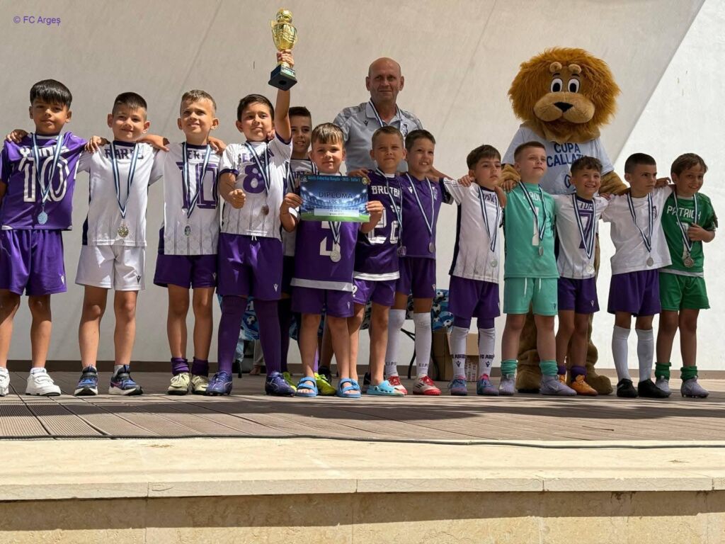 FC Argeș U8 a obținut argintul la Kinder Cup Callatis
