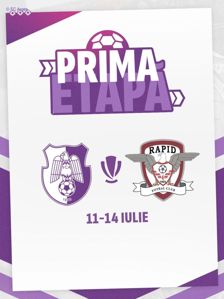 FC Argeș începe sezonul contra Rapidului