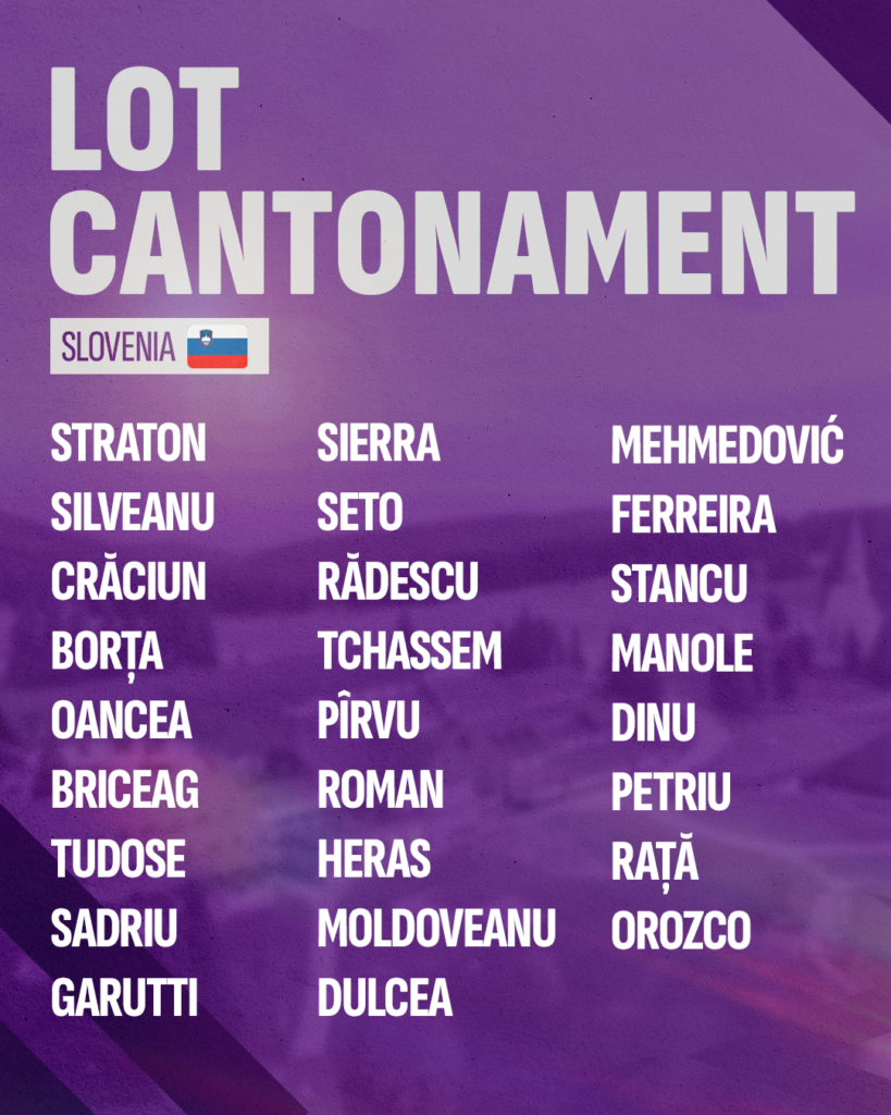 Programul cantonamentului de vară din Slovenia