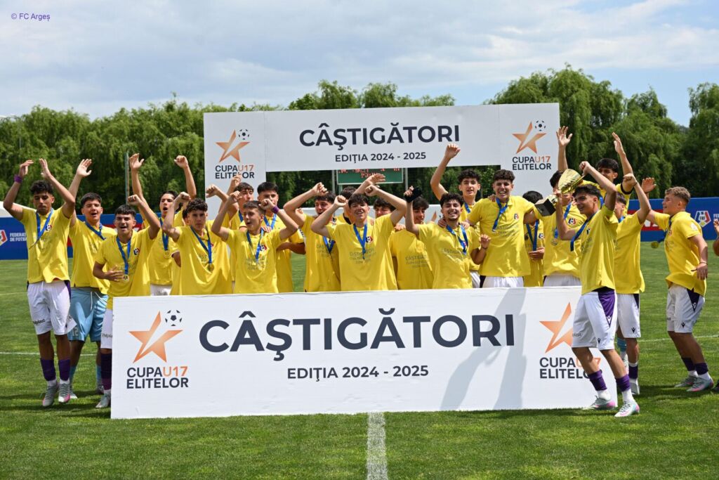 FC Argeș pe locul 7 în clasamentul academiilor din România