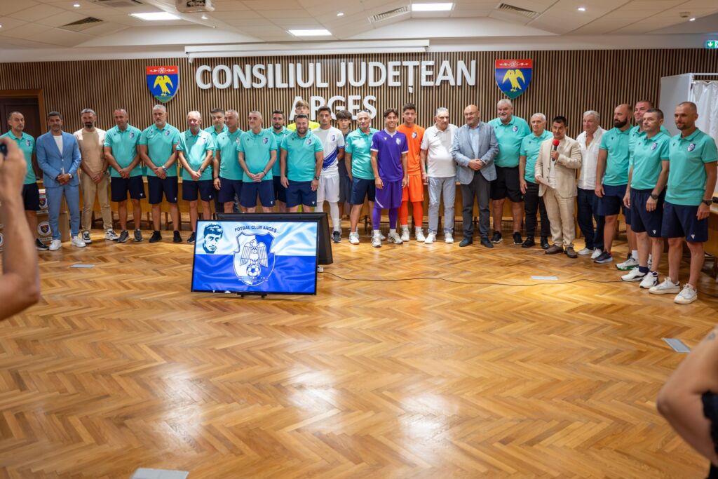 Academia clubului a primit echipamente noi grație unui proiect al Consiliului Județean Argeș