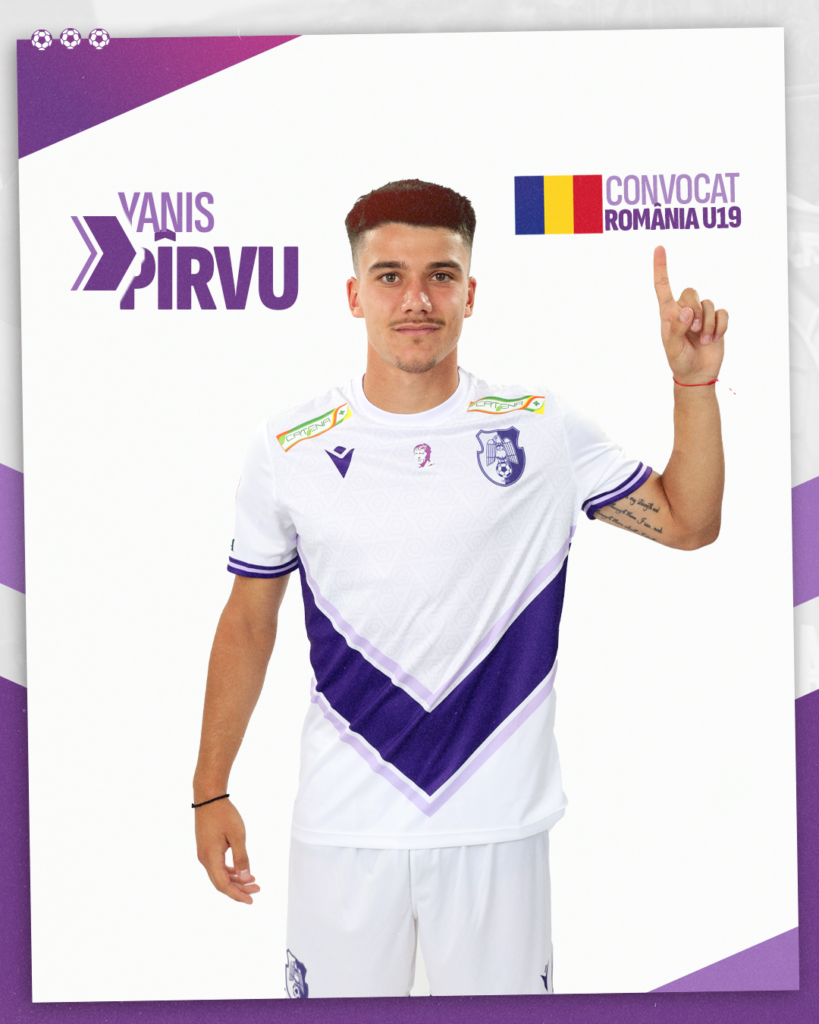 Yanis Pîrvu participă alături de România U19 la un turneu în Danemarca