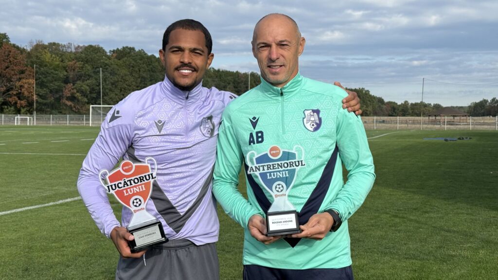 Caio Ferreira și Bogdan Andone, premiați de Gazeta Sporturilor