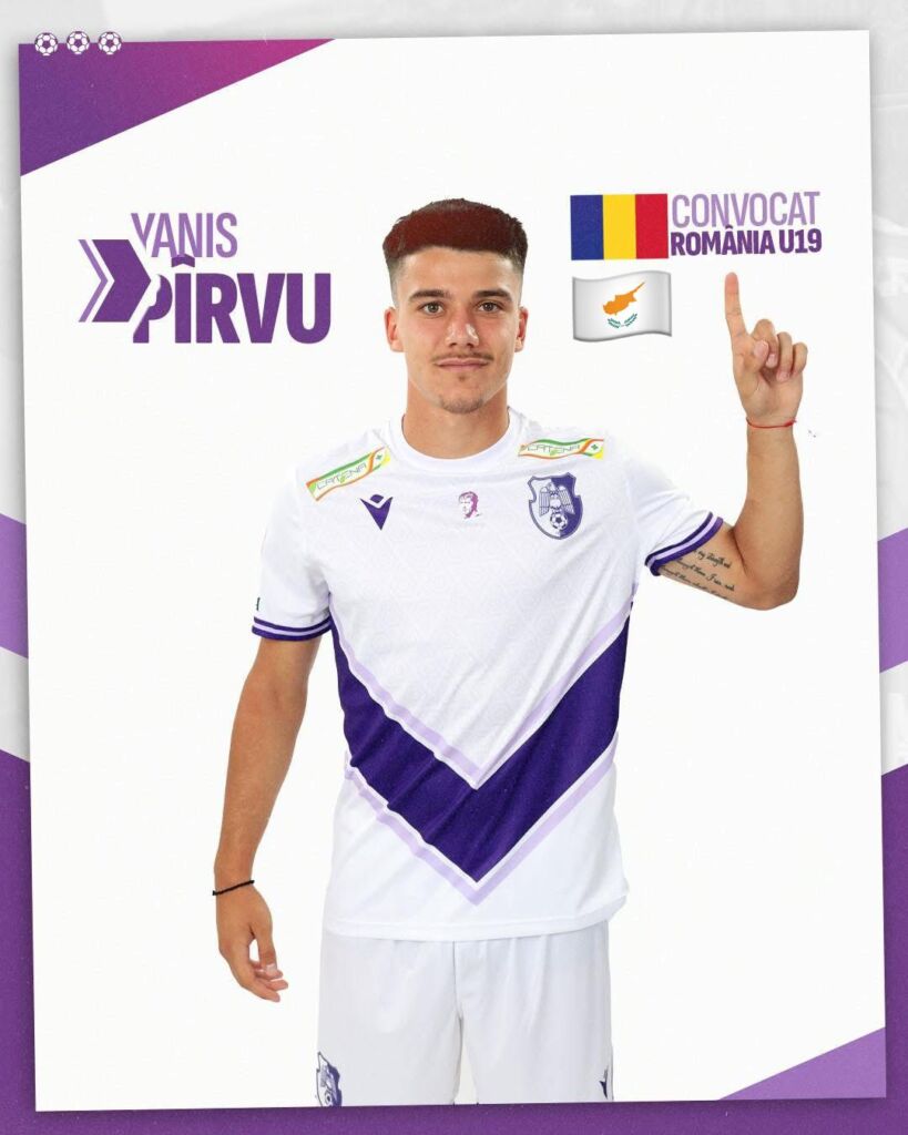 Yanis Pîrvu, dublă de pregătire contra reprezentativei U19 a Ciprului