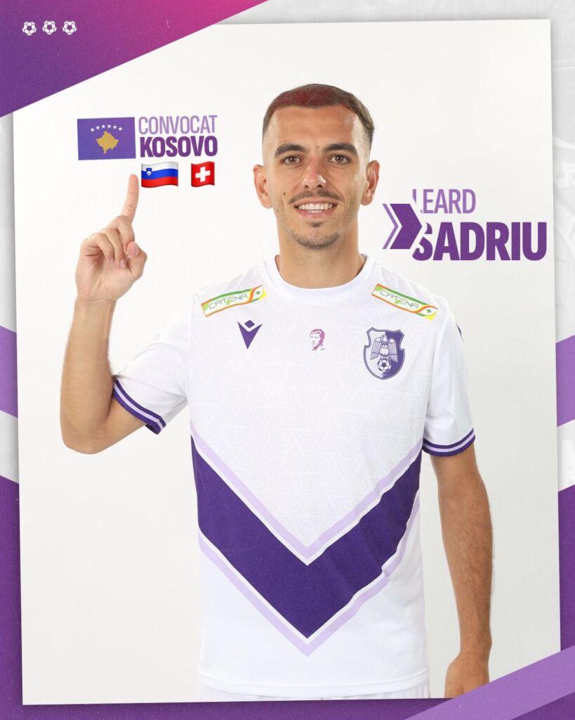 Leard Sadriu convocat pentru meciurile cu Slovenia și Elveția