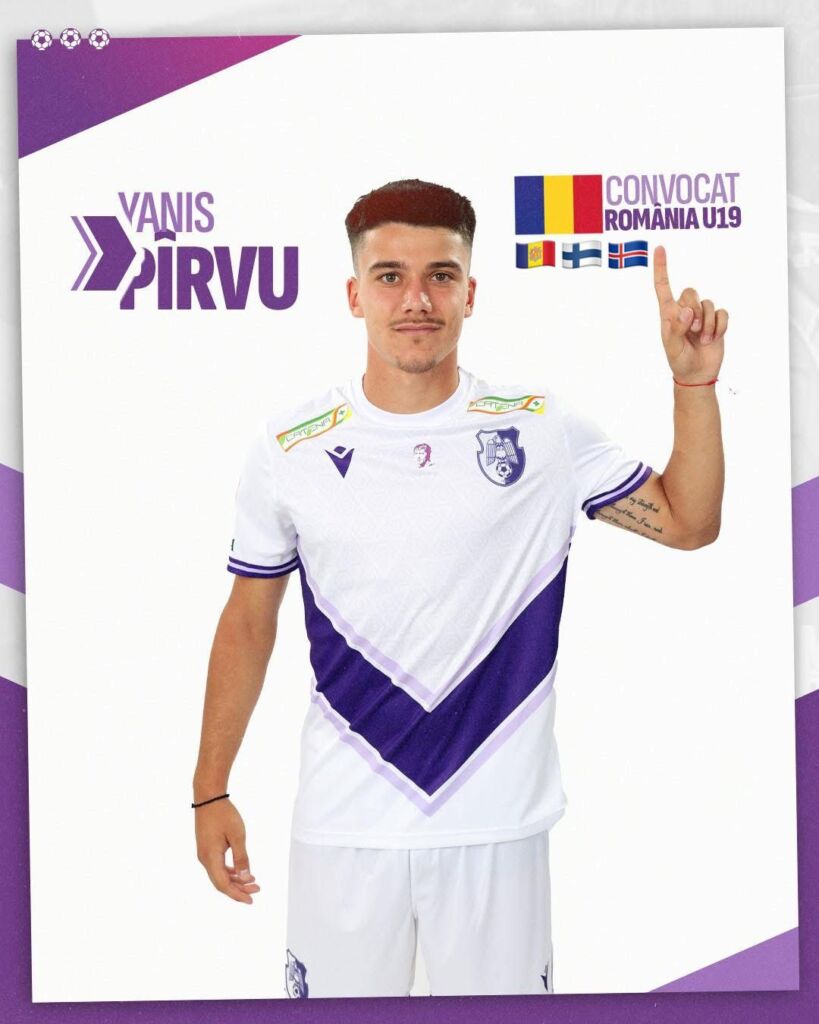Yanis Pîrvu merge la Turneul de Calificare pentru EURO U19