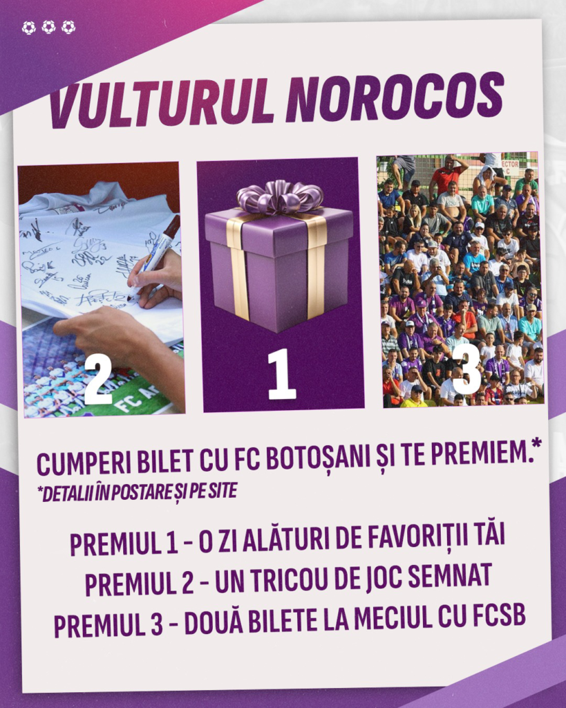 Tombolă de Crăciun vs FC Botoșani