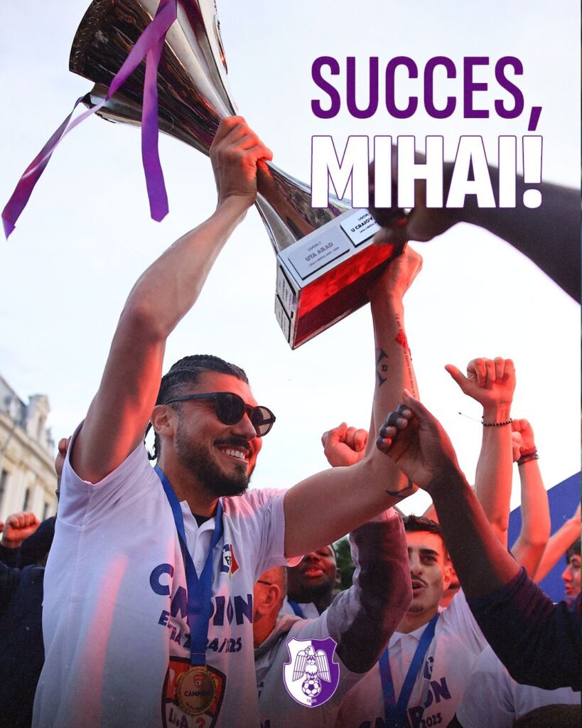 Mihai Roman va lupta pentru promovare alături de FC Voluntari
