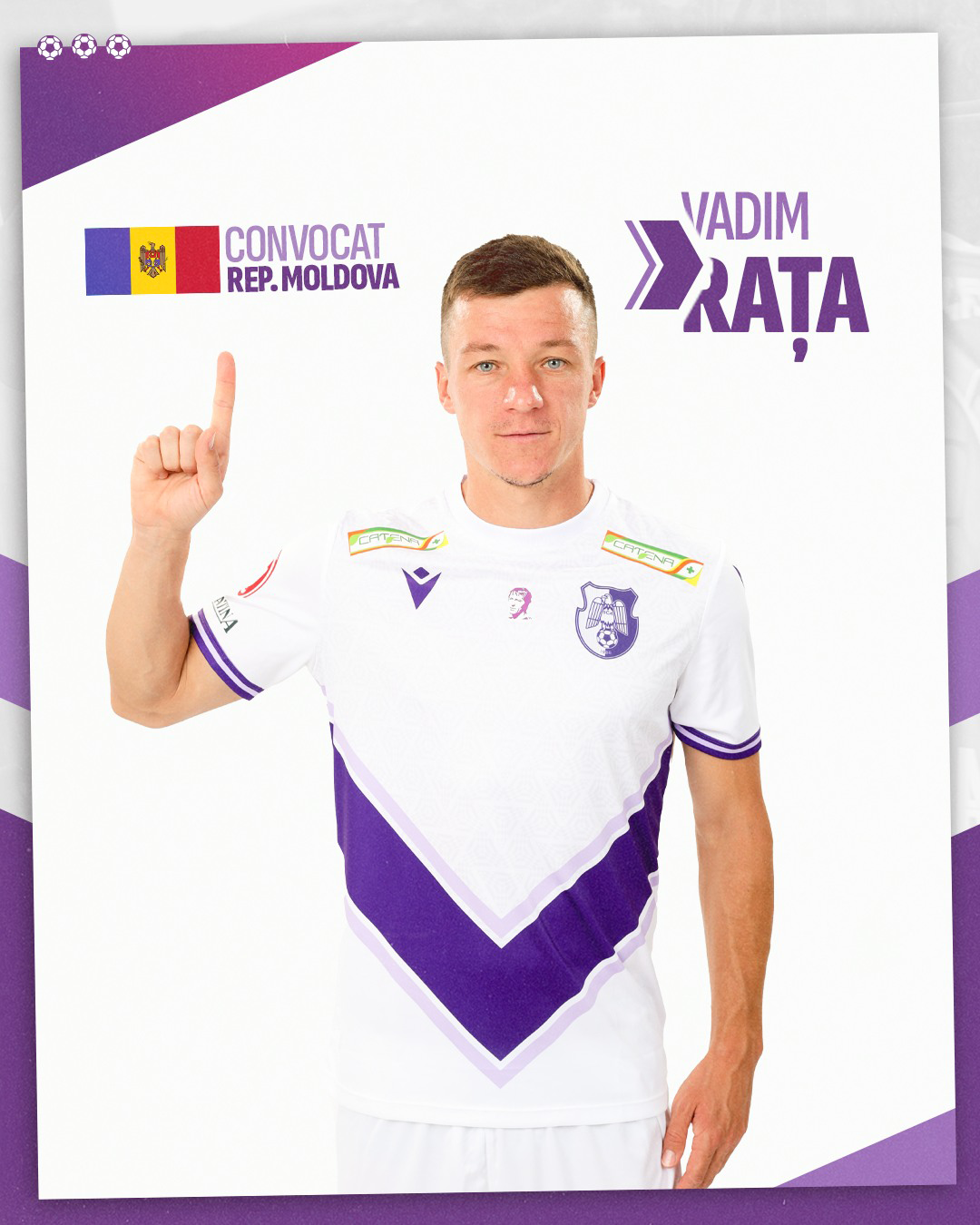 Vadim Rața convocat pentru duelurile cu Lituania și Cipru