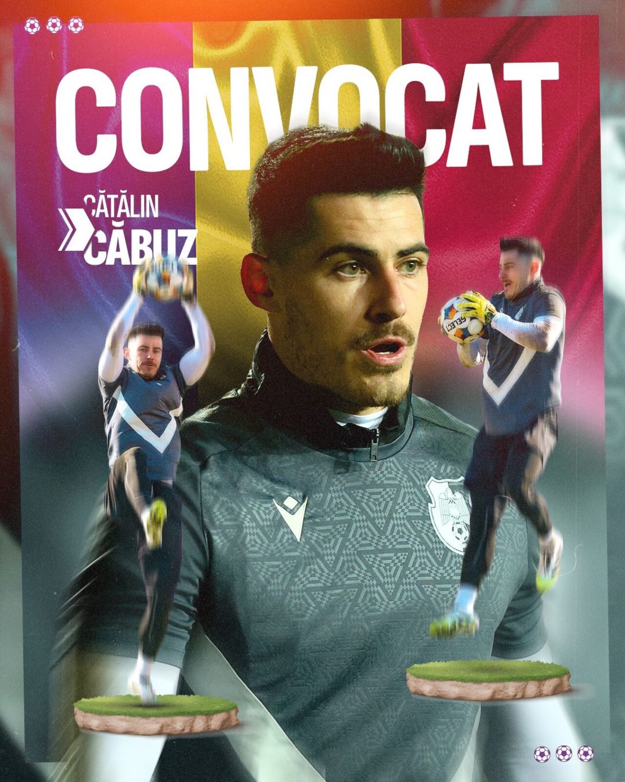 Cătălin Căbuz, convocat la Echipa Națională pentru barajul de calificare la CM 2026