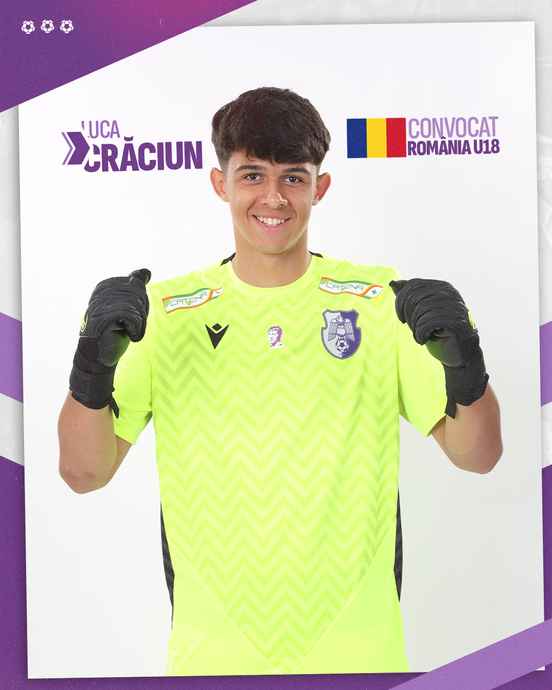 Luca Crăciun și Naționala U18 joacă pentru calificarea la EURO U19 2027